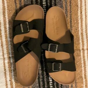 Skechers, black, size 10, EUC